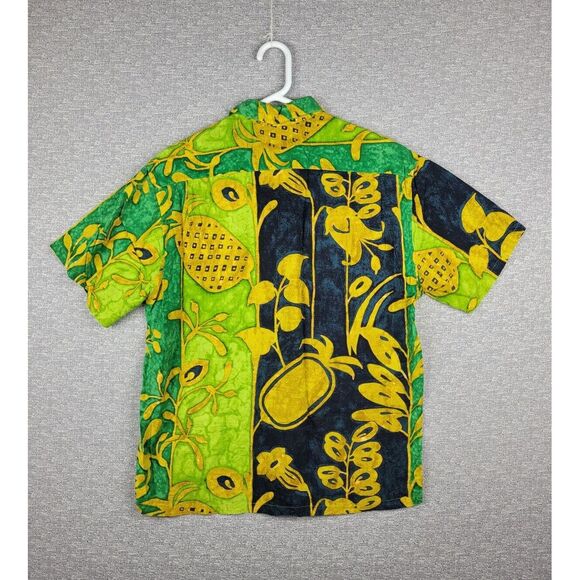 Jams World Shirt Men's Small Floral Button Up Short Sleeve Pineapple ARCHIVES - Picture 2 of 7